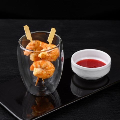 Якитори из креветки