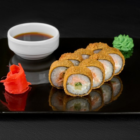 Биг Хот с лососем