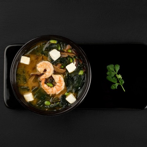 Мисо суп с креветками