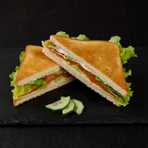 Сэндвич с лососем