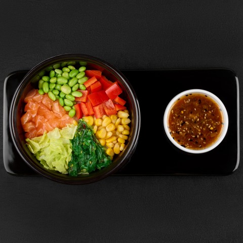 Поке лосось